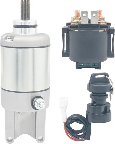 Starter Motor for Kawasaki Prairie 360 KVF360 2x4 4x4 2003 2004 2005 2006 2007 2007 ، 21163-1328 410-54082 211631328 SMU0278 18717 18717N 49-5177 مع STALED Solenoid in Saudi Arabia