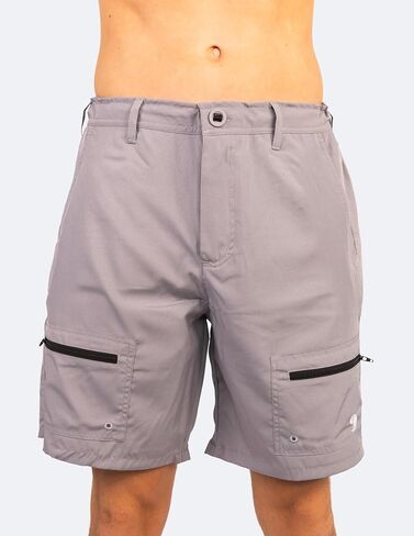 Castaway (Black) and Angler (Grey) Waterproof Pocket Outdoor Shorts - Gen 2 in Saudi Arabia
