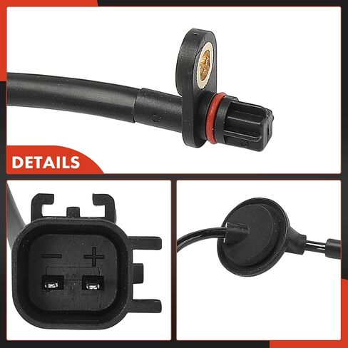 A-Premium ABS Speed Speed Sensor متوافق مع Mitsubishi Models-Outlander 2017-2020 ، Outlander Sport 2017 ، Eclipse Cross 2018-2022-جانب السائق الأيسر الخلفي ، استبدل# 4670b313 ، 4670b409 in Saudi Arabia