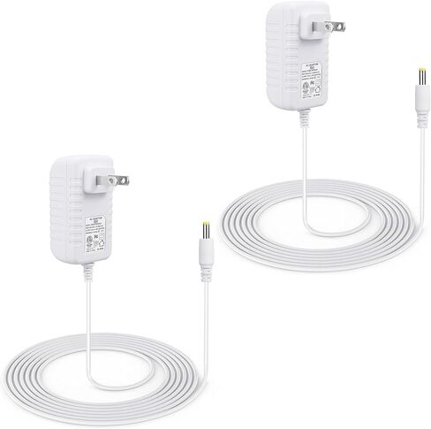 15W Power Cord Adapter for Echo Spot Smart Clock & Pop Smart Speaker - White Wall Charger Plug Long Cable, 5ft in Saudi Arabia