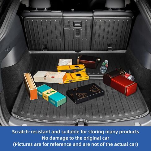 بطانة شحن Smabee لعام 2024 2025 MAZDA CX-90 CX90 PHEV All Cargo Cargo Trunk Mat Assories TPE CAR INTRIOR BLACK in Saudi Arabia