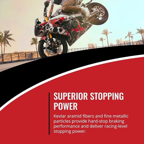 وسادات الفرامل العضوية الخلفية Sixity Q6 متوافقة مع Ducati Multistrada 620 Dark Single Disc Twin Pad 2006 مجموعة كاملة in Kuwait