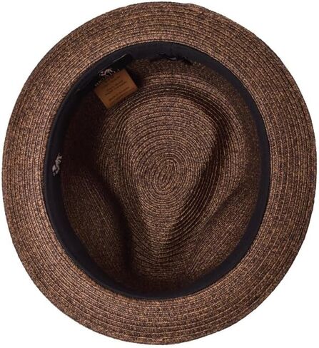 Street Style Poly Braid Sun Hats for Women Men Crushable Beach Hat Tear Drop Shape, Cloth with PB Detail SPF 80 in Kuwait