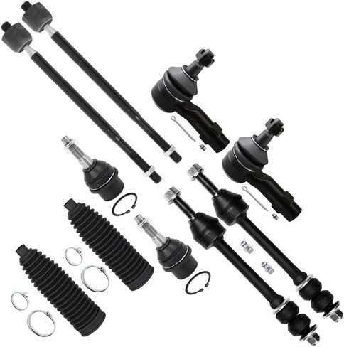 Scitoo 10pcs التعليق الأمامي أدوات التعليق الداخلي الداخلي ind end w/التوجيه Fit Boot Fit 2013-2018 لـ RAM 1500 2019 لـ RAM 1500 Lower Ball Sway Bar Link in Saudi Arabia