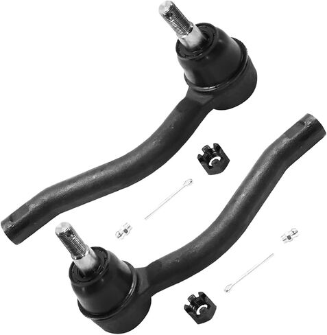 Detroit Axle - 8pc مجموعة التعليق الأمامي لعام 2006-2010 Infiniti M45 M35 ، 2 قضبان التثبيت التثبيت 4 نهايات قضيب التعادل الداخلي والخارجي 2 أحذية 2007 2008 2009 بديل in Saudi Arabia