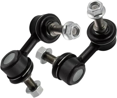 Detroit Axle - 8pc مجموعة التعليق الأمامي لعام 2006-2010 Infiniti M45 M35 ، 2 قضبان التثبيت التثبيت 4 نهايات قضيب التعادل الداخلي والخارجي 2 أحذية 2007 2008 2009 بديل in Saudi Arabia