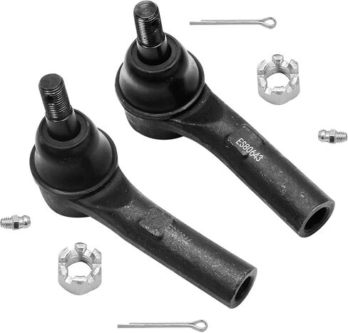 Detroit Axle - Front 10pc Suspension Kit for 2005-2010 Jeep Grand Cherokee 2006-2010 Commander 2007 2008 2009, 2 Lower Ball Joints 4 Inner & Outer Tie Rods 2 Sway Bar Links 2 Boots Replacement in Saudi Arabia