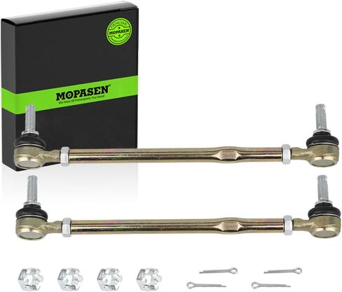 2 Pack Tie Rod Set for Kawasaki Bayou 220 KLF220 1988 1989 1990 1991 1992 1993-2002 39111-1076, 39112-1083, 39112-1085 By MOPASEN in Saudi Arabia