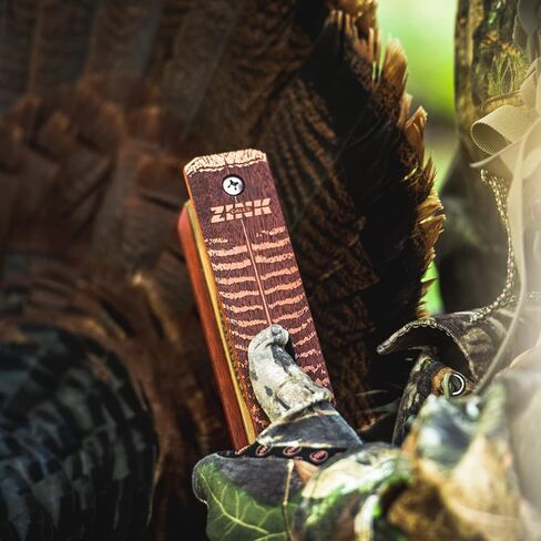 Zink Calls Raspy Sister Hand-Built Easy-to-Use Hen Hunting W-Cut Triple Reed Diaphragm Turkey Game Call - Raspy Tones, Realistic Sounds in Kuwait