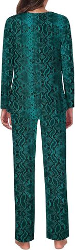 Tencede Women Pajama Set 2025 Lounge Sets Long Sleeve Sleepwear Soft 2 Piece Pjs S-2XL in Kuwait