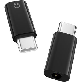 Moko USB C إلى محول سماعة سماعات سماعات الرأس Moko ، اكتب C إلى سماعة رأس Aux Jack Dongle 3.5 مم متوافق مع iPhone 16 15 Pro Max Plus ، Galaxy S24 S22 S22 ، iPad Air/Pro ، Macbook ، Pixel ، White in Kuwait