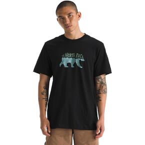 THE NORTH FACE Men's Evolution TNF Bear Short Tee | Cotton Shirt with a Graphic Design, Set in Sleeves, Ribbed Collar in Saudi Arabia