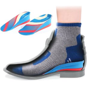 Height Increase Insole - 4 Inch Boost with Cushioned Dual Layer Comfort for Men & Women - Feel Taller, Walk Confidently L (Men 8-10/Women 10.5-12.5) in Saudi Arabia
