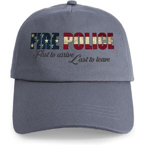 CafePress Fire Police Flag Adjustable Baseball Cap in Saudi Arabia