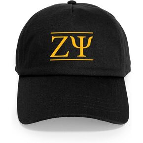 CafePress Zeta Psi Yellow Letters Adjustable Baseball Cap in Saudi Arabia