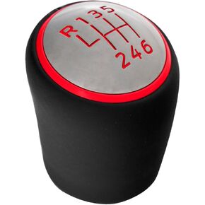 Blue Oval Industries OEM FR3Z-7213-C Red 6 Speed Shift Knob لعام 2016-2020 Ford Mustang Shelby GT350 in Saudi Arabia
