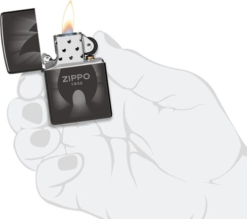 ولاعة جيب Zippo Seal Design بلون أزرق سماوي غير لامع in Saudi Arabia