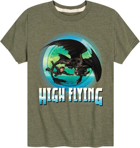 How to Train Your Dragon - High Flying - Toddler & Youth Short Sleeve Graphic T-Shirt in Saudi Arabia