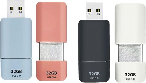 محرك أقراص فلاش GIGASTONE Z60 سعة 32 جيجابايت 10 عبوات USB 3.2 الجيل الأول، محرك قلم عالي السرعة 100/40 ميجابايت/ثانية، محرك إبهام بتصميم قابل للسحب بدون غطاء، متوافق مع واجهة USB 2.0 / USB 3.0 / USB 3.1 in Saudi Arabia
