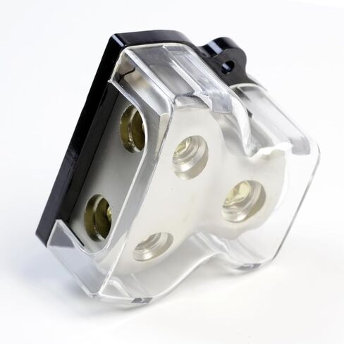 2 Way 0/2/4 Gauge in 0/2/4 Gauge Out Amp Power Distribution Block for Car Audio Splitter (2pack) in Kuwait