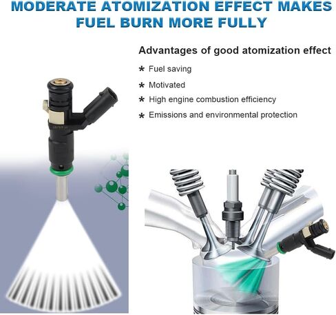 JDMON Fuel Injectors Compatible with Mercedes-Benz C230 C300 C350 CLK350 E350 GLK350 ML350 ML450 R350 S400 SLK280 SLK300 SLK350 Dodge Sprinter 2005-2013 Replacement for 68011710AA 272078024980 in Saudi Arabia