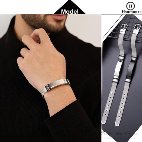 Customize Picture Bracelet Personalized Photo Couple Bracelets ID Link Chain for Men His and Hers Text Engraved for Women bf and gf Custom Friendship Gift Memorial Wristband in Saudi Arabia