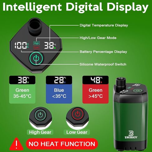 دش محمول للتخييم ، 7800 مللي أمبير في الساعة مضخة دش التخييم الكهربائية القابلة لإعادة الشحن مع شاشة رقمية ذكية ، دش معسكر في الهواء الطلق للتخييم ، المشي لمسافات طويلة ، السفر in Kuwait