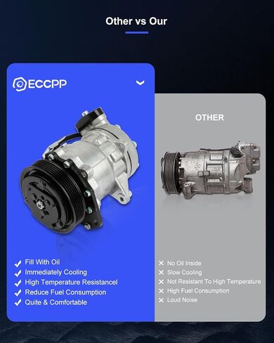 ECCPP AC ضاغط 2000-2001 ل Dodge Dakota 4.7L 2000-2001 ل Dodge Durango 4.7L ضاغط تكييف الهواء in Saudi Arabia