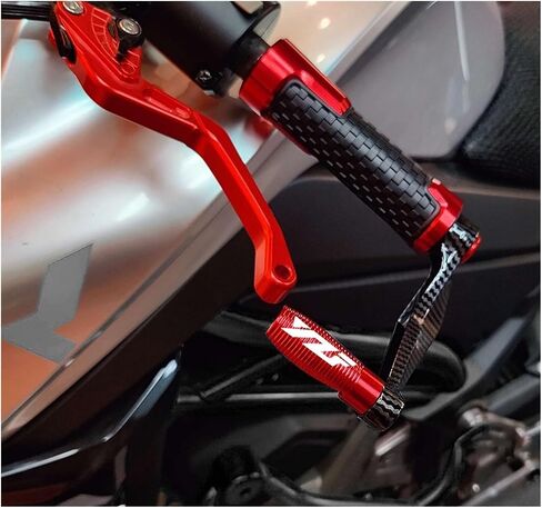 Handlebar Brake Clutch Lever Guard for Ya&maha YZF R1 R3 R6 R15 R125 R25 YZFR6 2025 2024 2023 22 Motorcycle Handlebar Grips Guard Brake Clutch Levers Protector in Saudi Arabia