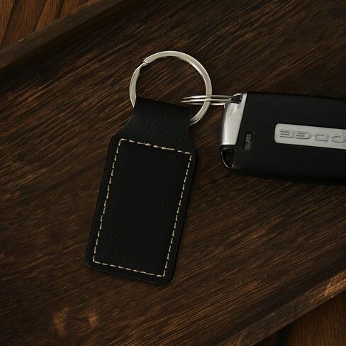 LaserGram Rectangle Keychain, Flag of El Salvador, Personalized Engraving Included in Saudi Arabia