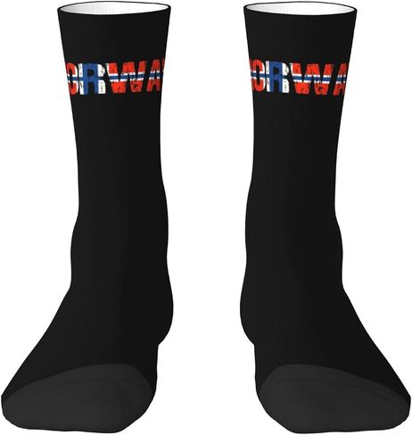 ASYG Norway Crew Socks Norway Flag Socks Dress Socks Norway Sockss Socks Hompts Novelty Socks in Kuwait