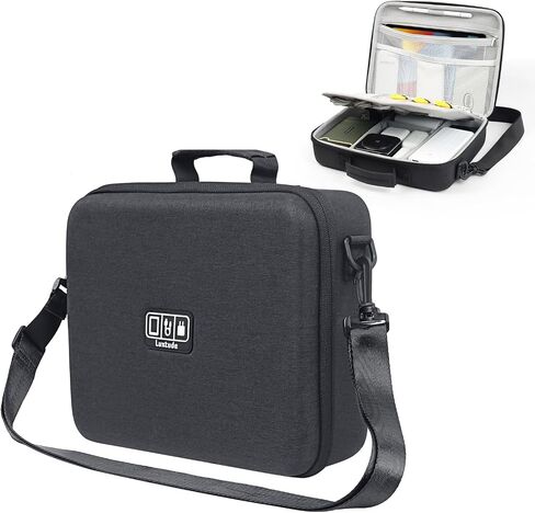 Luxtude Electronic Organizer Travel Case كبير ، منظم تقني ذو طبقة مزدوجة ، سفر منظم الحبل ، حقيبة منظمات الكابلات ، منظم شاحن كبير ، حقيبة إلكترونيات منزلية تناسب iPad (حتى 12.9 بوصة) in Kuwait