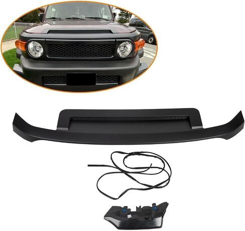 تنطبق على FJ Cruiser الأمامي المصد ، مصببة محرك السيارة المصبول (2007-2014) - متينة ، مقاومة للحرارة والتآكل ، مقاومة للماء ، سوداء أنيقة الأنيقة in Saudi Arabia