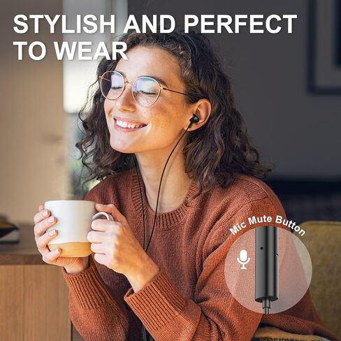 USB C Wired Earbuds, in Ear Earphones for Laptop PC with Microphone, Magnetic Noise Isolation Headset Compatible for iPhone 16 15 Pro/iPad Pro/Samsung Galaxy S25/S24/S23 Ultra in Kuwait