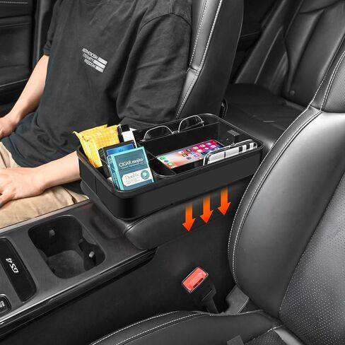 Car Storage & Organizers,Armrest Phone Holder Tray Center Console Organizer, Auto Multi-role Storage Box,Vehicle Dashboard Tray,Car Interior Caddy for Key,Sunglass,Wallets in Kuwait