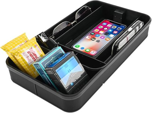 Car Storage & Organizers,Armrest Phone Holder Tray Center Console Organizer, Auto Multi-role Storage Box,Vehicle Dashboard Tray,Car Interior Caddy for Key,Sunglass,Wallets in Kuwait