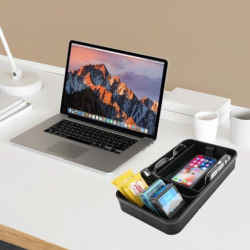 Car Storage & Organizers,Armrest Phone Holder Tray Center Console Organizer, Auto Multi-role Storage Box,Vehicle Dashboard Tray,Car Interior Caddy for Key,Sunglass,Wallets in Kuwait