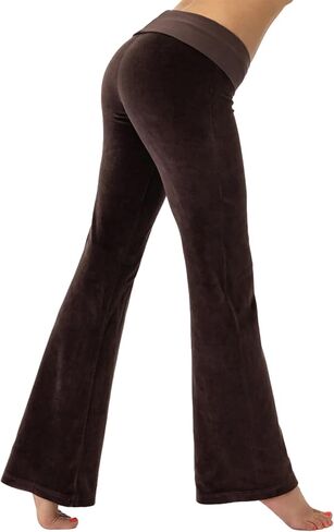 VLR300GD Velour Garment Dye Yoga Legging Soft Flattering Cotton-Spandex USA Made in Kuwait