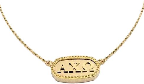 Greekgear Alpha Chi Omega Athena Necklace in Saudi Arabia