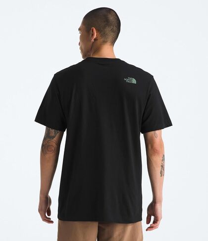 The North Face Men Evolution Tnf Bear Short Tee | قميص القطن مع تصميم جرافيك ، وضع في الأكمام ، طوق مضلع in Saudi Arabia