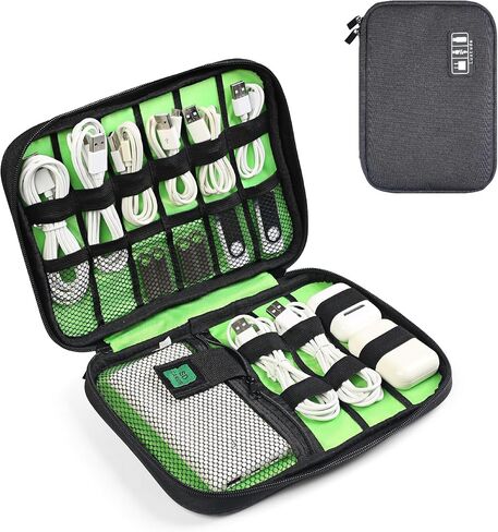 Luxtude Large Cord Organizer - Portable Electronics Organizer, Travel Case for Chargers and Cords, Tech Storage in Saudi Arabia
