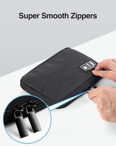 Luxtude Large Cord Organizer - Portable Electronics Organizer, Travel Case for Chargers and Cords, Tech Storage in Saudi Arabia