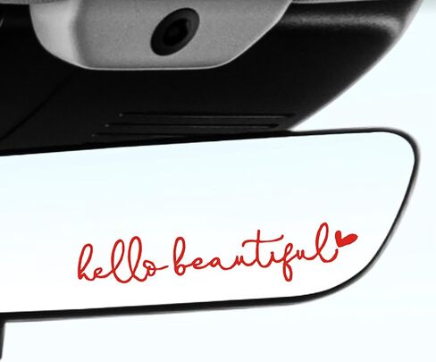 Dotesy 3 PCS Bling Bling Rearview Mirror Cover, Elastic PU Leather Auto Rear View Mirror Protector with Butterfly Car Interior Accessories Universal Fit Women Car Decors (Purple) in Kuwait