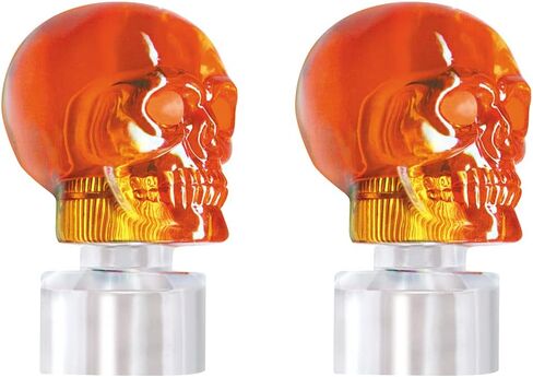 United Pacific 86059 Skull Guide Top - Amber ، 2 Pack in Saudi Arabia