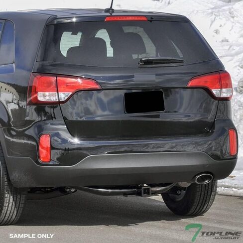 7422444496455 Compatible with 2014-2015 Sorento / 2013-2018 Santa Fe Sport Class 2 II Black 1.25" Receiver Trailer Hitch in Kuwait