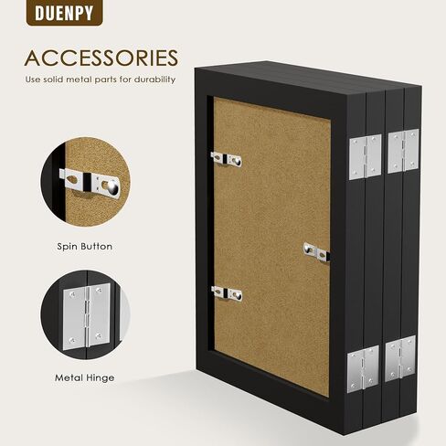 4 Folding 4x6 Picture Frame Horizontal Engineered Wood Accordion Photo Frame with Plexiglass Tabletop Bookshelf Display Black in Kuwait
