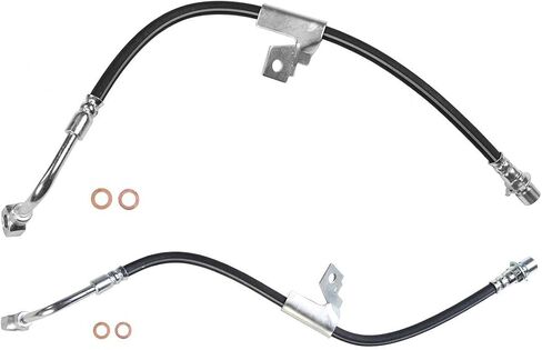 2pcs خط الفرامل الأمامي الفرامل الفرامل الفرامل الهيدروليكية الفرامل يناسب شيفروليه يناسب Chevy S10 1991-1997 Fits Chevy Blazer 1995-1997 in Saudi Arabia