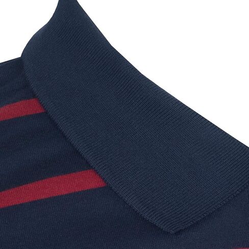FC Barcelona Official Soccer Gift Mens Striped Polo Shirt in Saudi Arabia