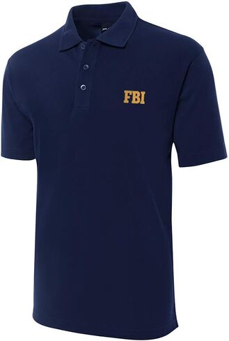 Mens Polo for FBI Federal Bureau of Investigation Embroidery Shrot Sleeve Polo Shirts Embroidered Shirts in Kuwait