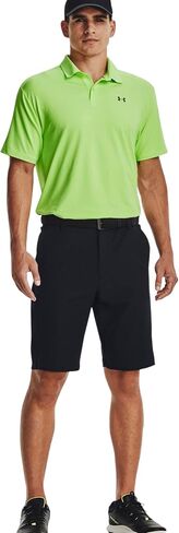 Under Armor Men Polo Shirt Blend/Elastane Blend (AS1 ، Alpha ، S ، منتظم ، منتظم ، لايم/جير/درجة الرمادي 752) in Saudi Arabia